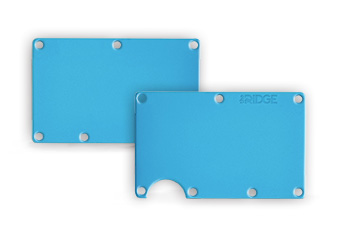 Replacement Plates Blue | 薄い小さい財布（マネークリップ）the RIDGE