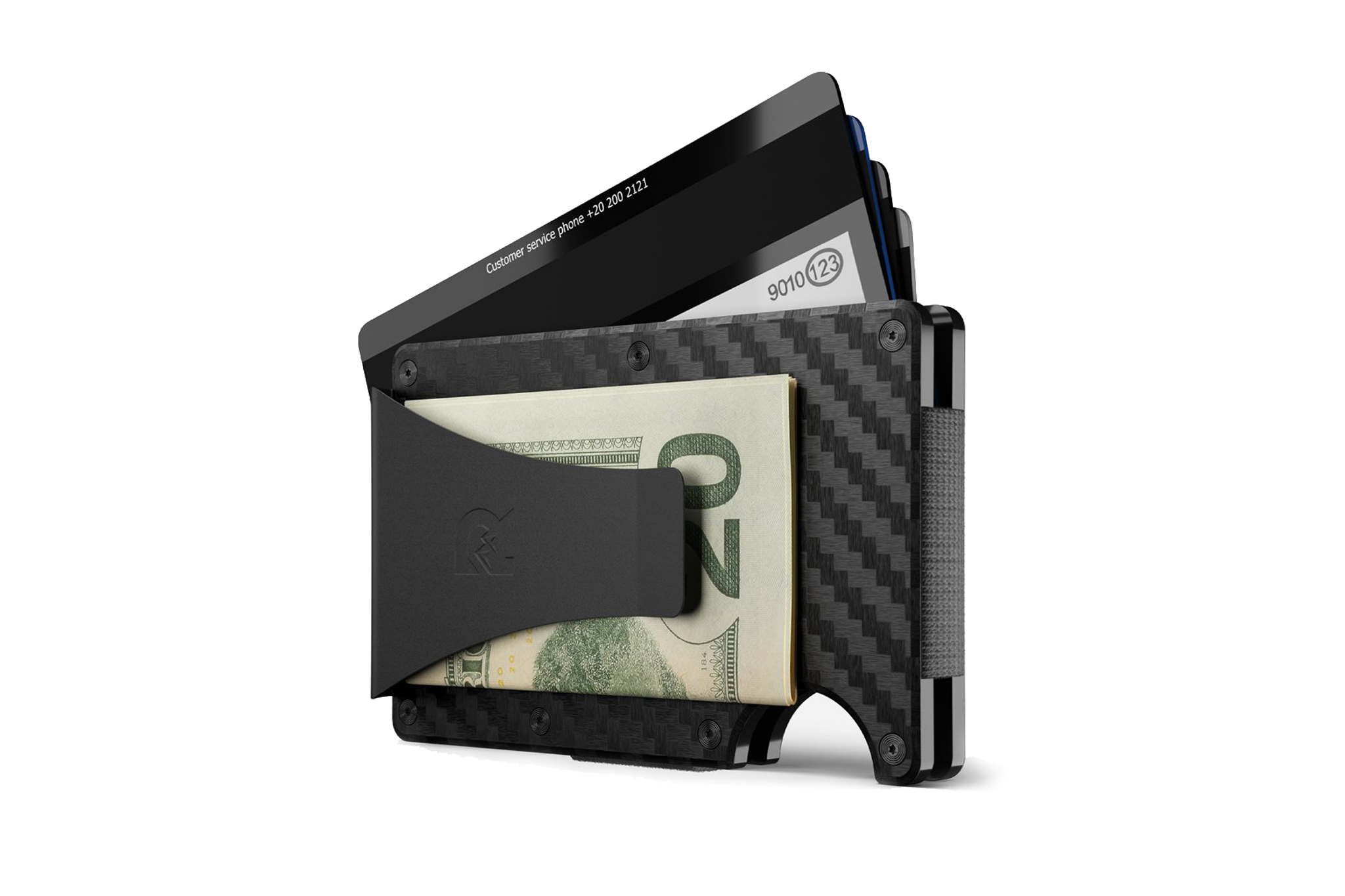 Carbon Fiber Money Clip | Products | the RIDGE カードも収納できる 